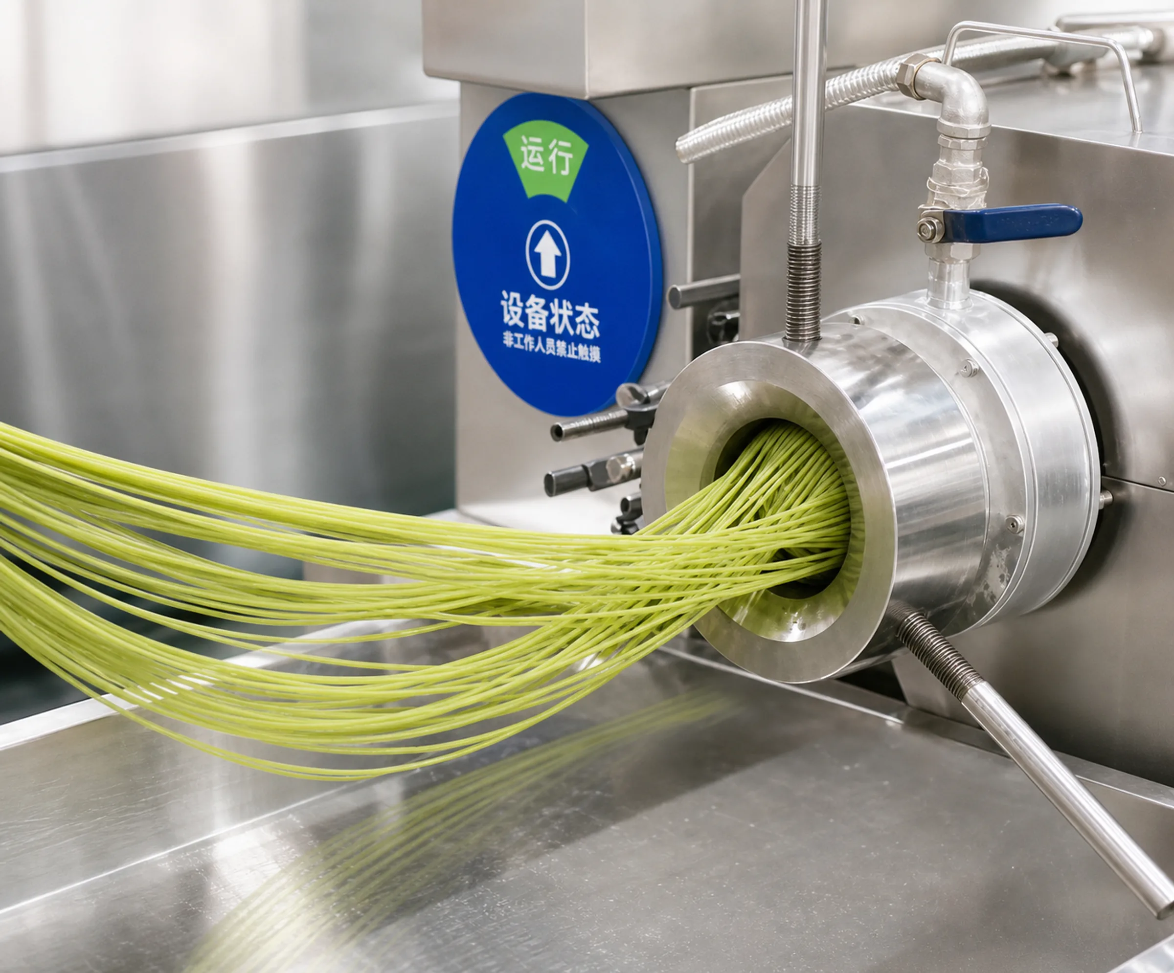 Bean pasta extrusion line at Shanxi Waldesun