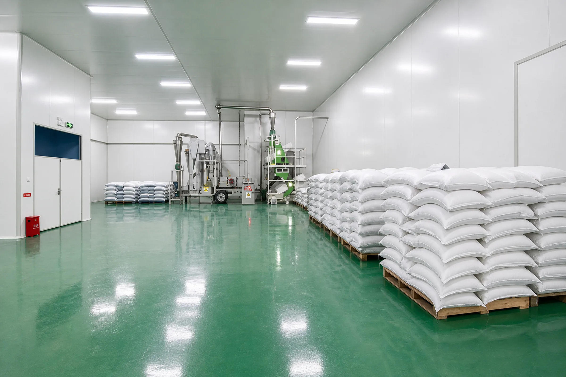 Raw-material storage at Waldesun
