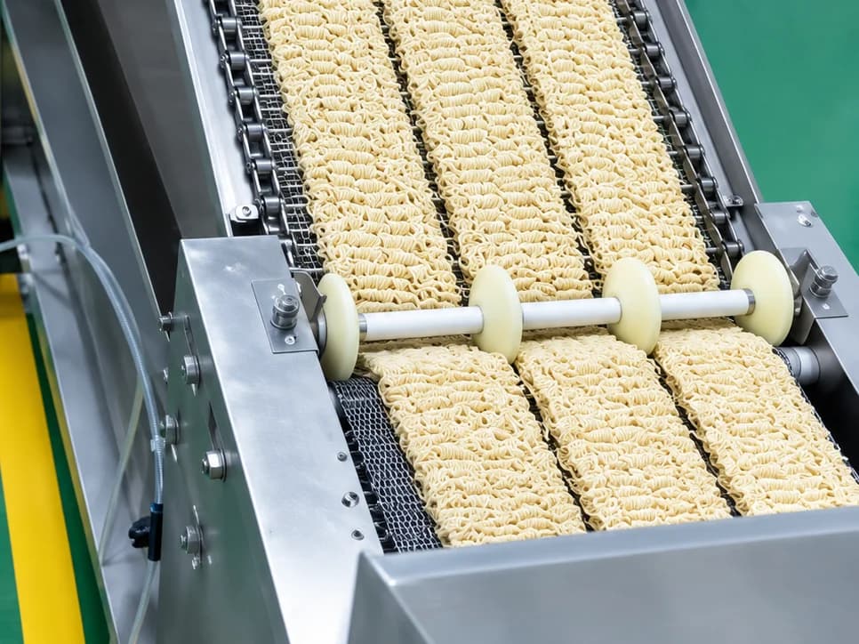 Air-dried instant noodle forming line at Waldesun's Shanxi facility